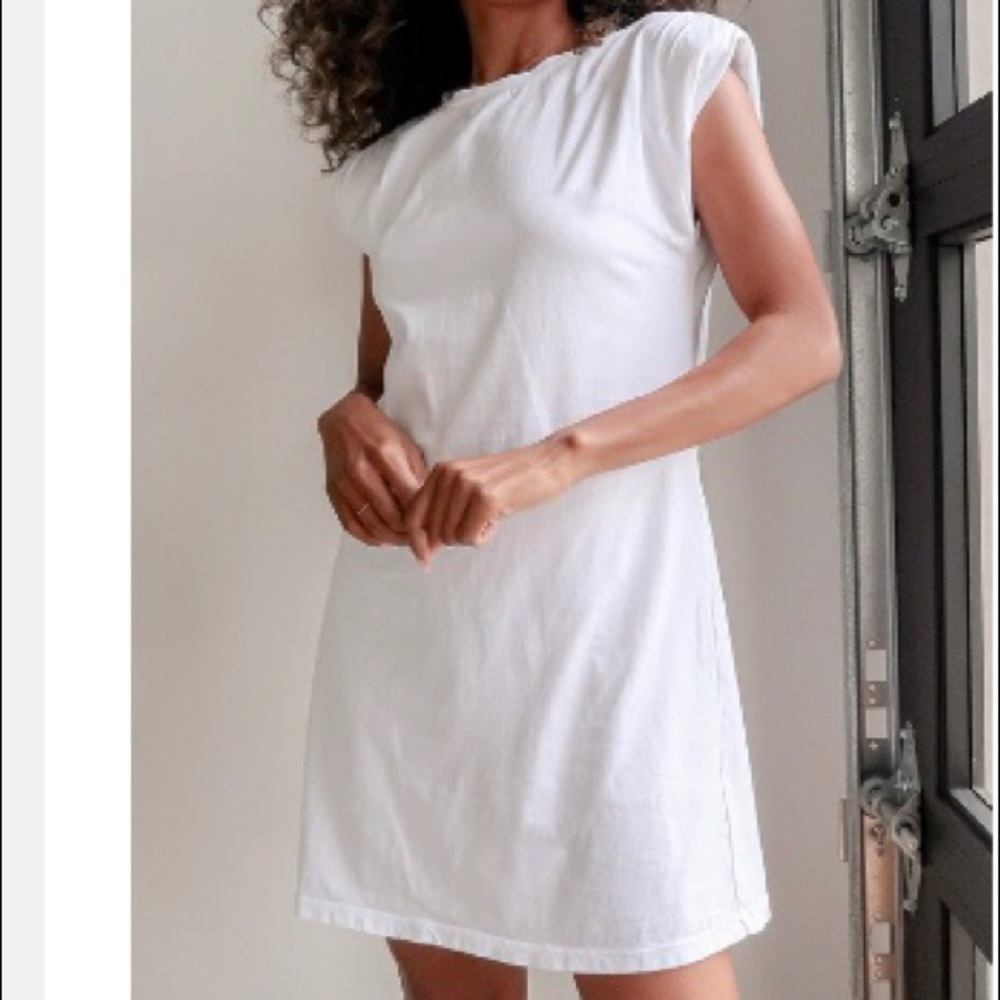 Lulus white T-shirt dress